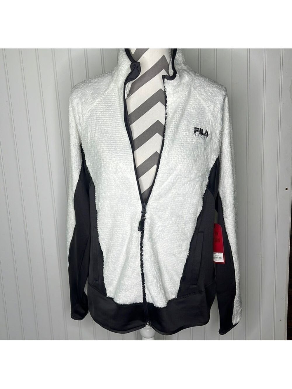 - Fila New Full Zip Lightweight Fleece Jacket Size Large - Picture 2 of 13